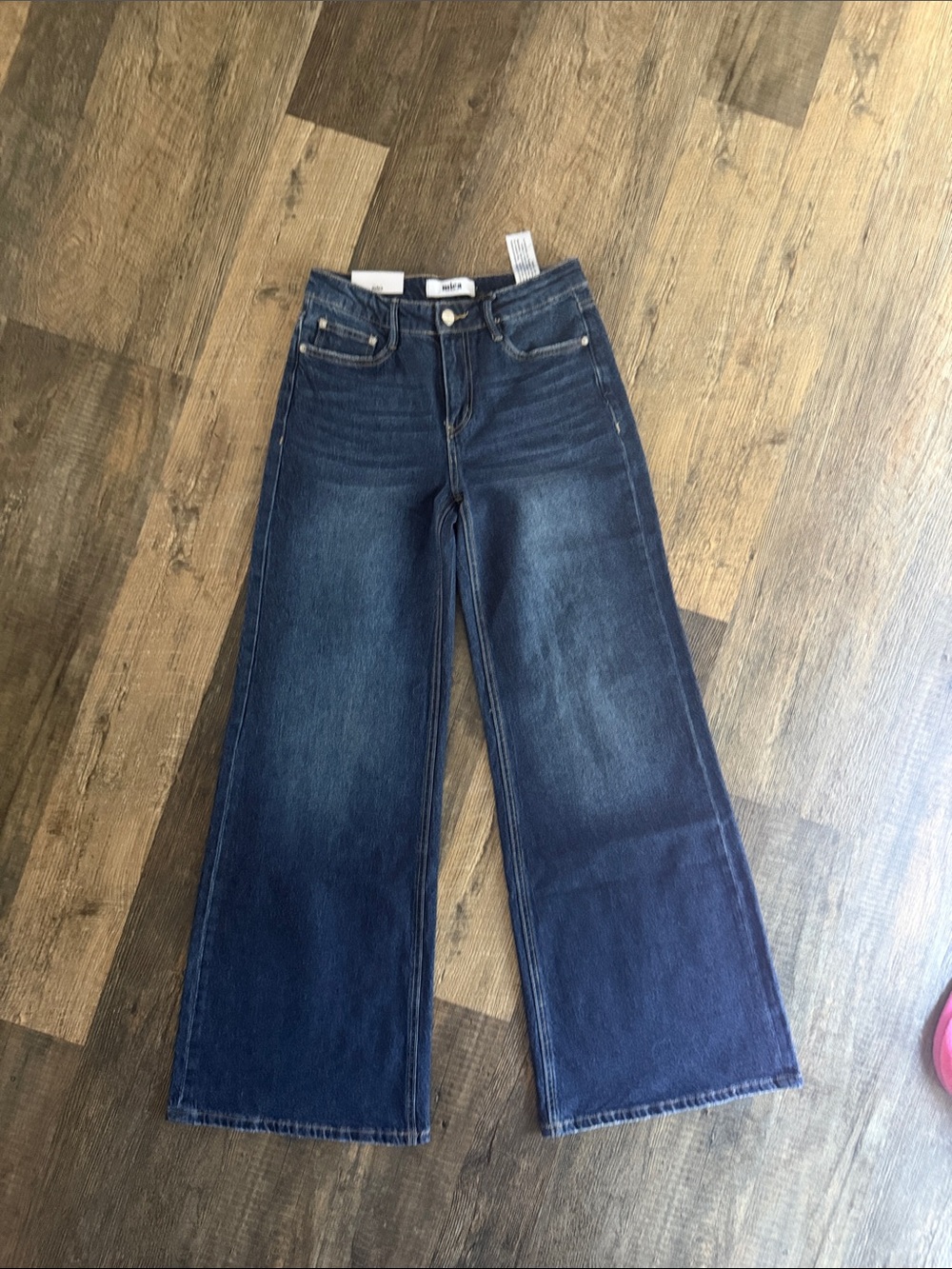 Mica wide Leg Jeans in Dark Blue, NO distressing! NWT Sz 26